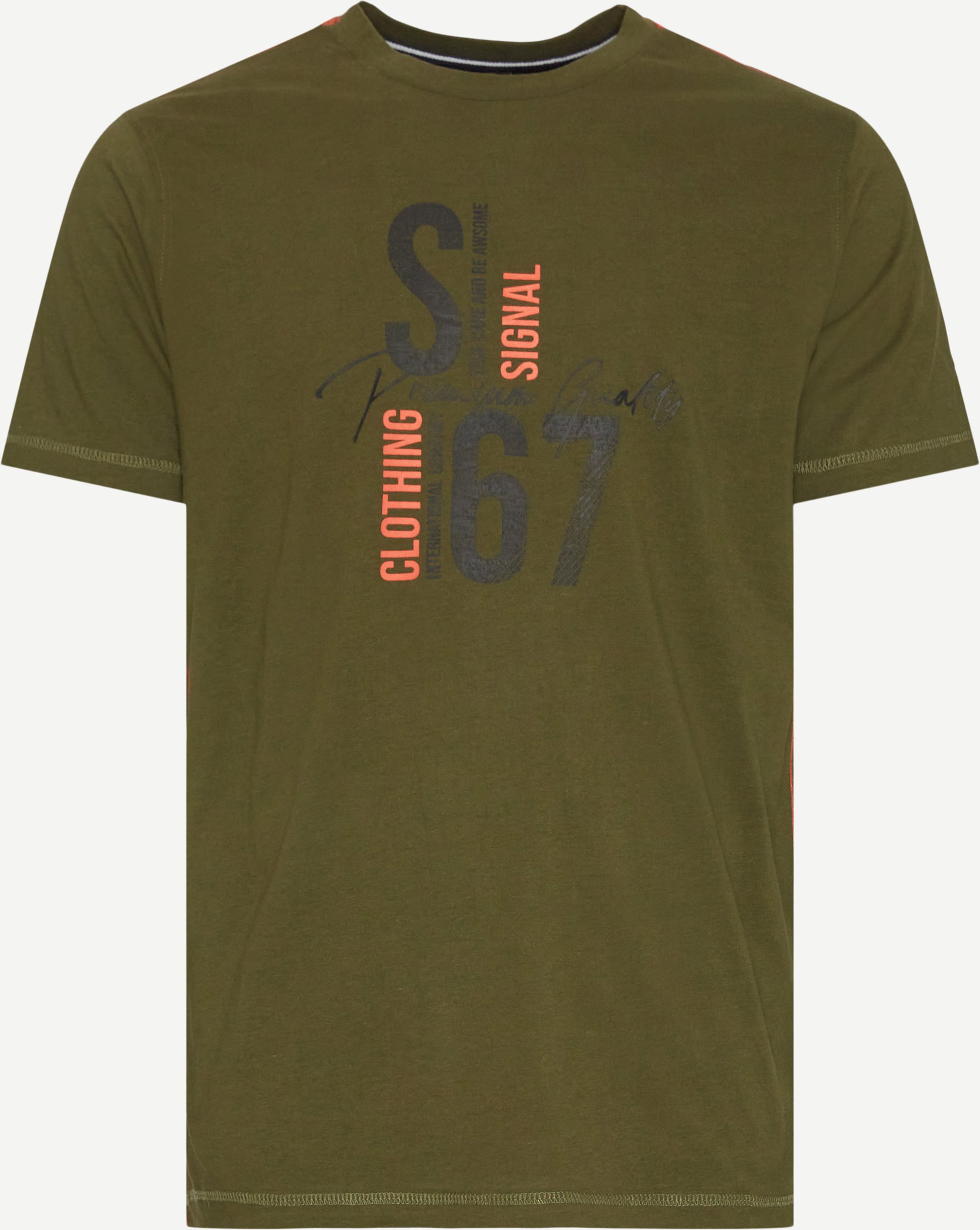 Oliver Logo Tee - T-shirts - Regular fit - Army